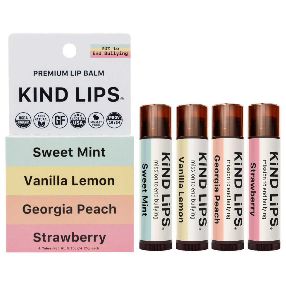 4 Pack Variety Organic Lip Balm