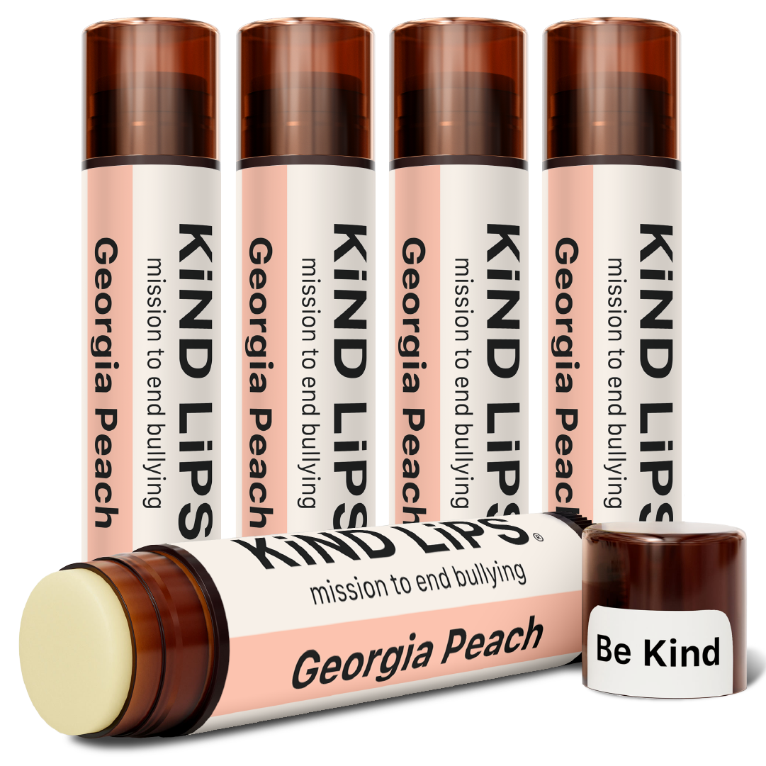 Kind Lips Organic Lip Balm Georgia Peach | Petroleum Free | Gluten Free | Made in USA