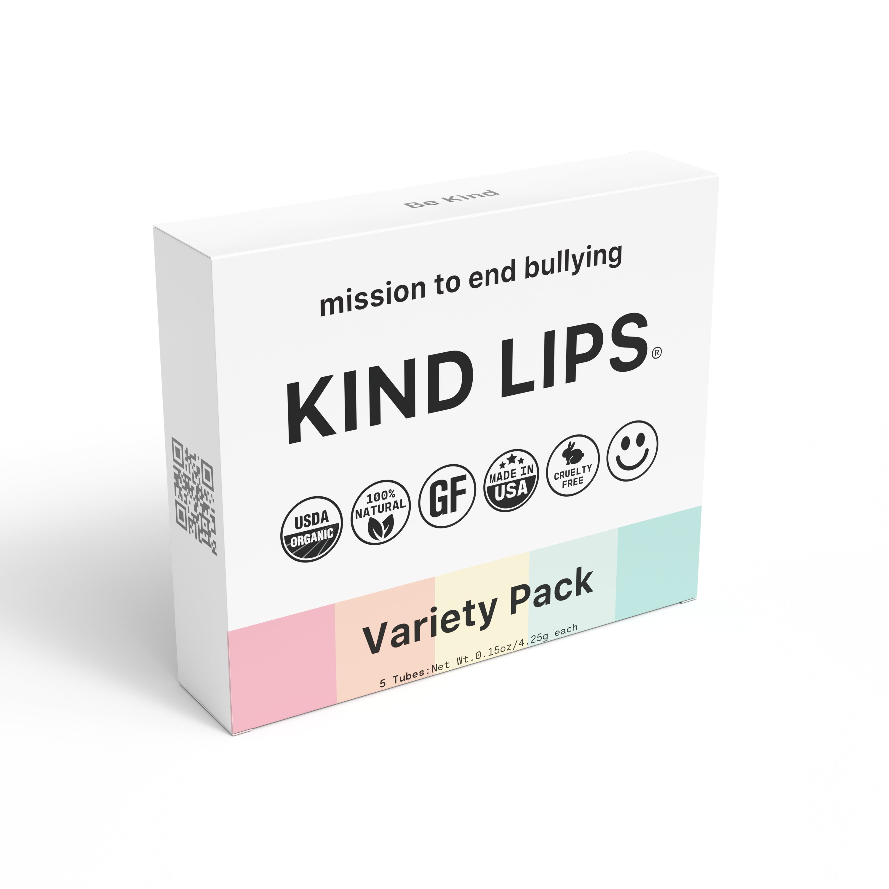 Kind Lips Organic Lip Balm Variety 5 Pack | Multiple Flavors | Made in USA