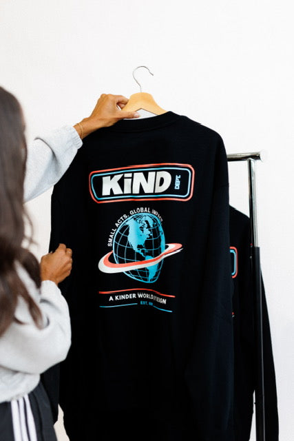 Kind Dept Globe Sweatshirt | Essential Logo
