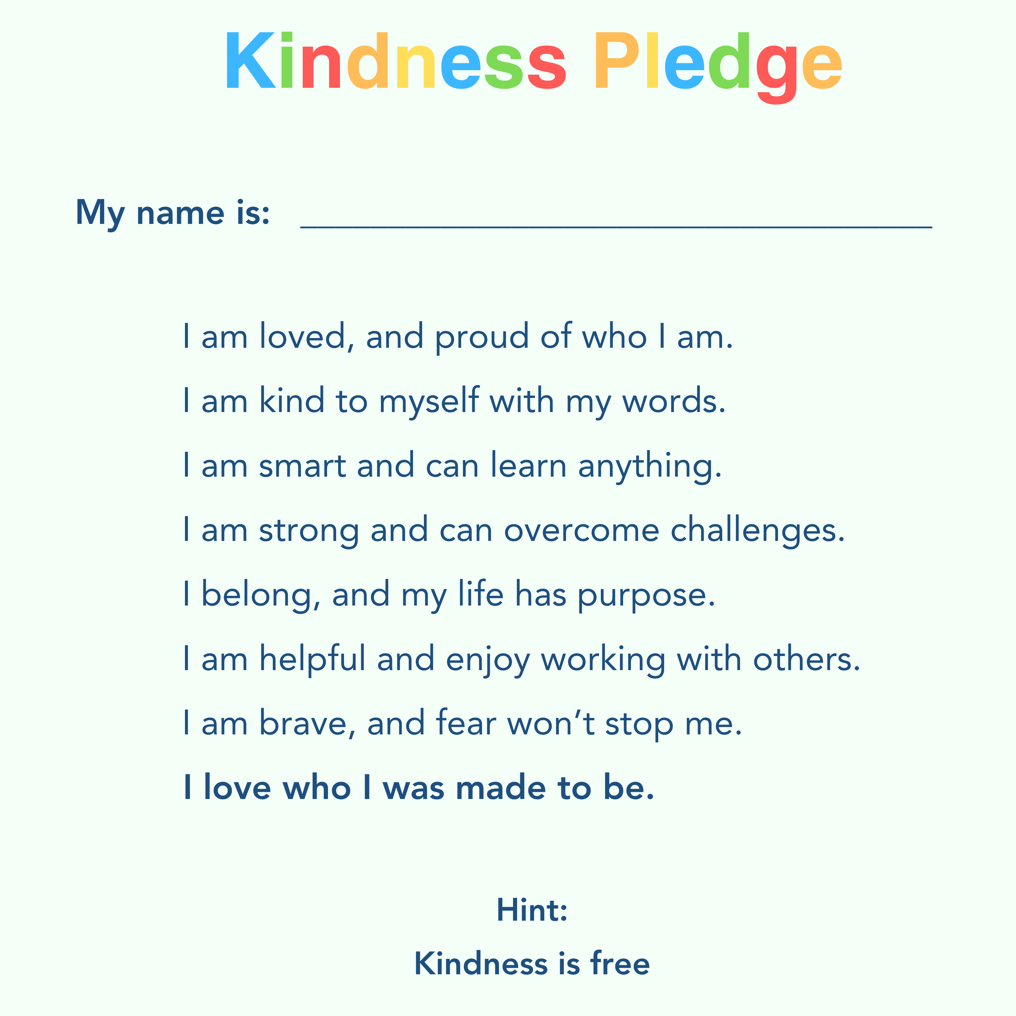 Kind Lips in the Classroom