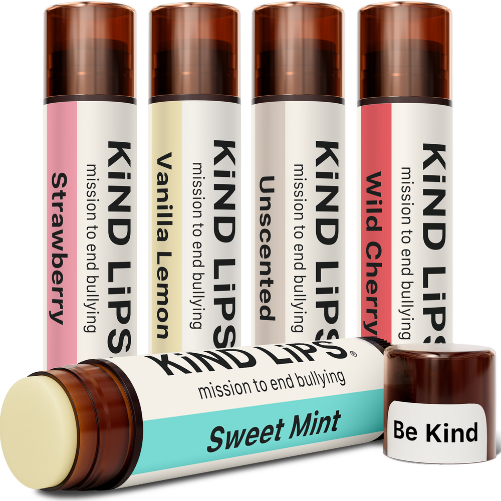 Kind Lips organic lip balm variety 5 pack multiple flavors petroleum free made in USA