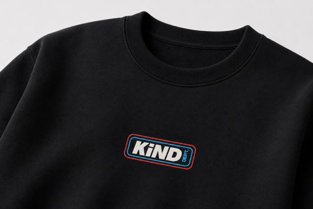 Kind Dept Globe Sweatshirt | Retro Box Logo